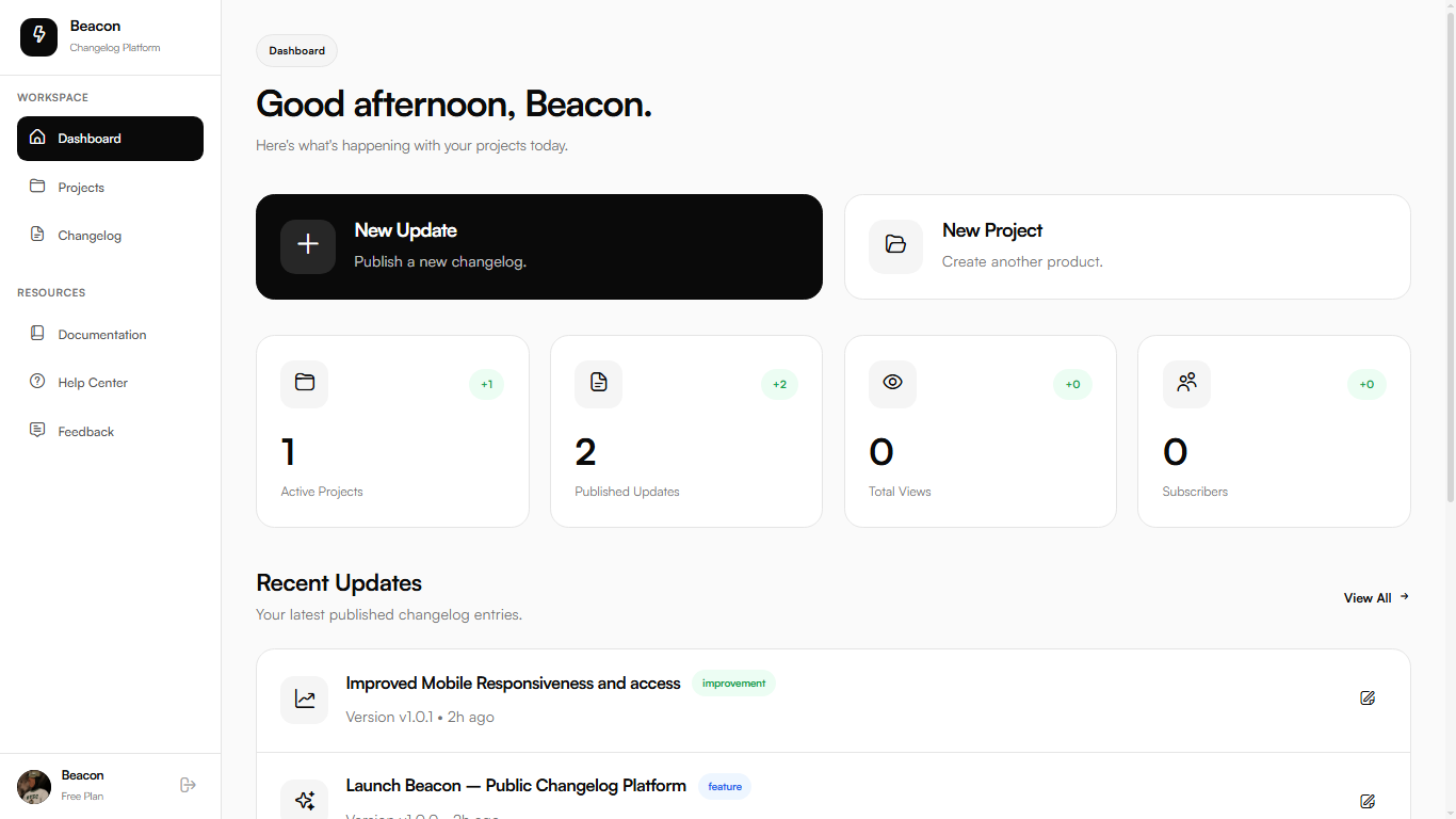 Beacon Preview